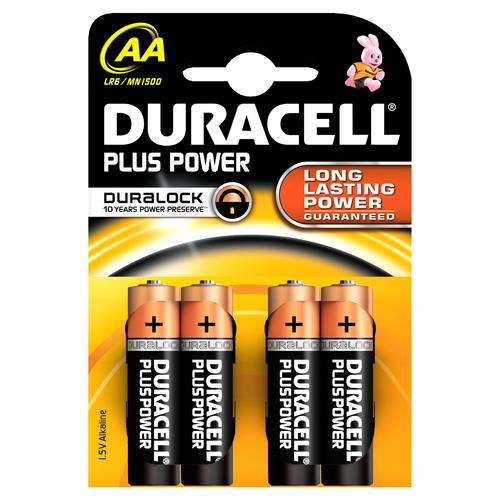 DURACELL Duracell Plus Power batterie stilo (AA) 40% in pi di energia blister da 4 pezzi